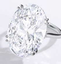 Sotheby’s в Нью-Йорке не смогли продать кольцо с алмазом